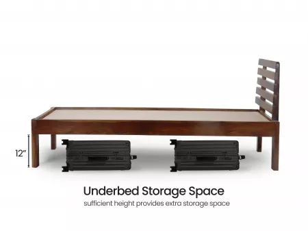 Alexa Solid Wood Single Bed ( 72 x 36 Inches)